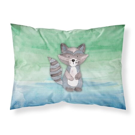 Jensendistributionservices Raccoon Watercolor Fabric Standard Pillowcase MI2552833